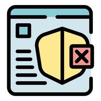 Website security failure showing vulnerability and threat vector