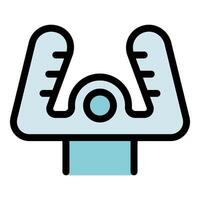 Car pedal showing speed control and acceleration functioning vector