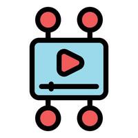 player connecting to multiple devices sharing content vector