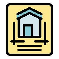 Architectural project showing house construction with supporting pillars vector