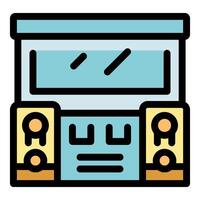 Vintage game console representing entertainment and nostalgia vector