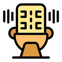 Voice assistant recording audio signal with modern microphone vector