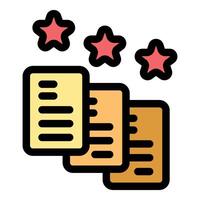 Best documents ranking with three stars for quality content vector