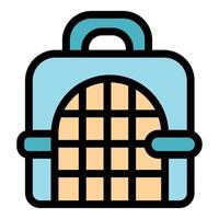 Pet carrier protecting small animals during travel ensuring safety and comfort vector