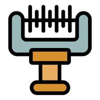 Lash lifting tool fixing eyelashes perm curler applicator icon vector