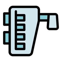 Car lever showing different driving modes and positions vector