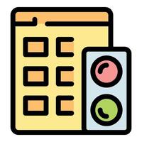 Website traffic light showing successful seo optimization strategy vector