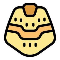 Protective helmet ensuring safety during dangerous activities vector