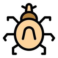 Bug infecting computer system representing cyber security threat vector