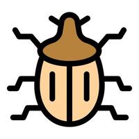 Electronic bug representing software glitch or cyber security threat vector