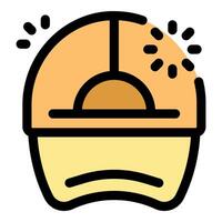 Sparkling clean baseball cap symbolizing freshness and style vector