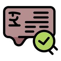 Validating yen banknote representing successful transaction and financial security vector