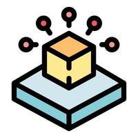 Parcel delivering to multiple destinations using innovative technology vector