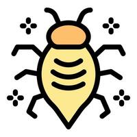 Dust mite causing allergy and respiratory problems vector