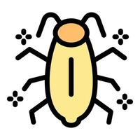 Sparkling cockroach spreading germs and diseases with its antennae vector