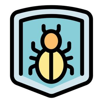 antivirus software proteger computadora sistema desde loco y malware vector