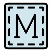 Printing registration marks showing correct alignment on a sheet of paper vector