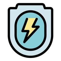 Electric shield protecting power grid infrastructure from cyber attacks vector
