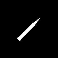 Missile Silhouette, can use for Art Illustration, Icon, Symbol, Pictogram, News Illustration, or Graphic Design Element vector
