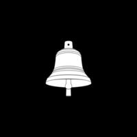Silhouette of the Hand Ringing Bell, Flat Style, can use for Pictogram, Apps, Website, Logo, Art Illustration, of Graphic Design Element vector