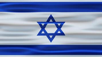 Israel Realistic Waving Flag Animation video