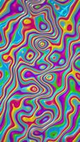 Trippy liquid motion effect background with morphing wavy organic blob shapes. This ultra vibrant colorful retro psychedelic vertical motion background is full HD and a seamless loop. video