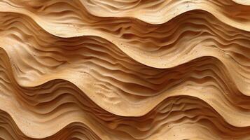 Abstract Wavy Pattern in Tan and Beige Hues photo