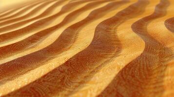 A Close-Up View of Dew-Covered Sand Dunes with Sunlight Reflecting Off the Water Droplets photo