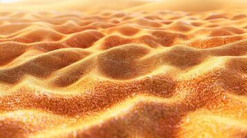 Close-up of a Glittering Golden Surface with Wavy Texture photo