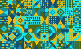 Abstract geometric pattern design in modish style. vector