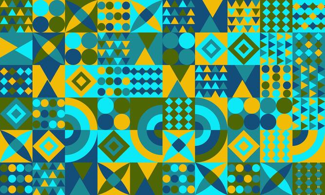 Abstract geometric pattern design in modish style.