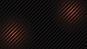 Dark Diagonal Striped Background with Orange Gradient Glow vector
