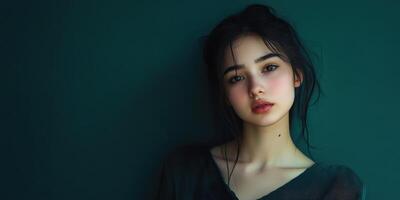 Portrait of a self-assured young woman standing photo