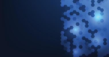 hexagon technology background. vector