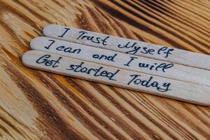 I trust myself, I can, positive thoughts to boost self esteem photo