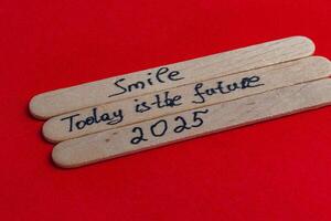 Smile, life is beautiful, positive thoughts to increase self esteem photo