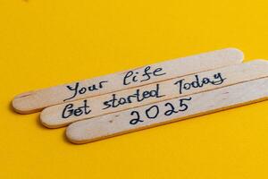 This is your life start today be happy positive thoughts to increase self esteem photo