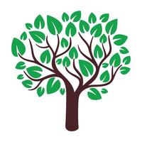 tree icon isolated on white background vector
