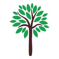 tree icon isolated on white background vector