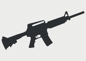 machine gun icon isolated on white background vector