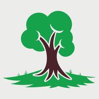 tree icon isolated on white background vector