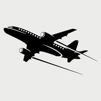 airplane icon isolated on white background vector