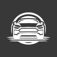 car icon on a dark background vector
