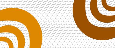 A brown and white background with a circular design vector