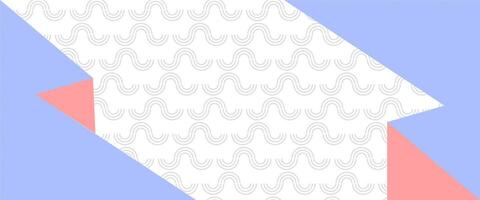 A white and pink background with a wave pattern vector