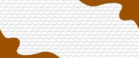 A white background with a brown square vector