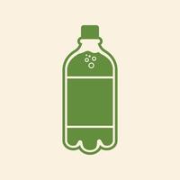 Soda Bottle trendy artwork cute abstract illustration colorful applied design vector