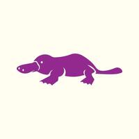 Platypus trendy artwork pretty abstract illustration colorful applied design vector