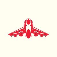Plane trendy artwork attractive abstract illustration colorful applied design vector