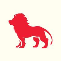 Lion trendy artwork attractive abstract illustration colorful applied design vector